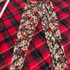 Cute floral leggings